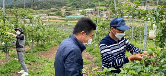 함평군 농업인 상담소가 찾아가는 영농 상담, 방문 상담 등을 실시하고 있다./사진=함평군