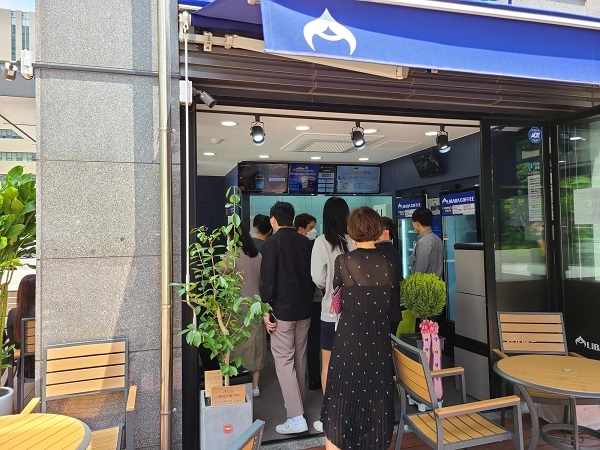 사진=알리바바파트너스 24시 무인카페 평촌점