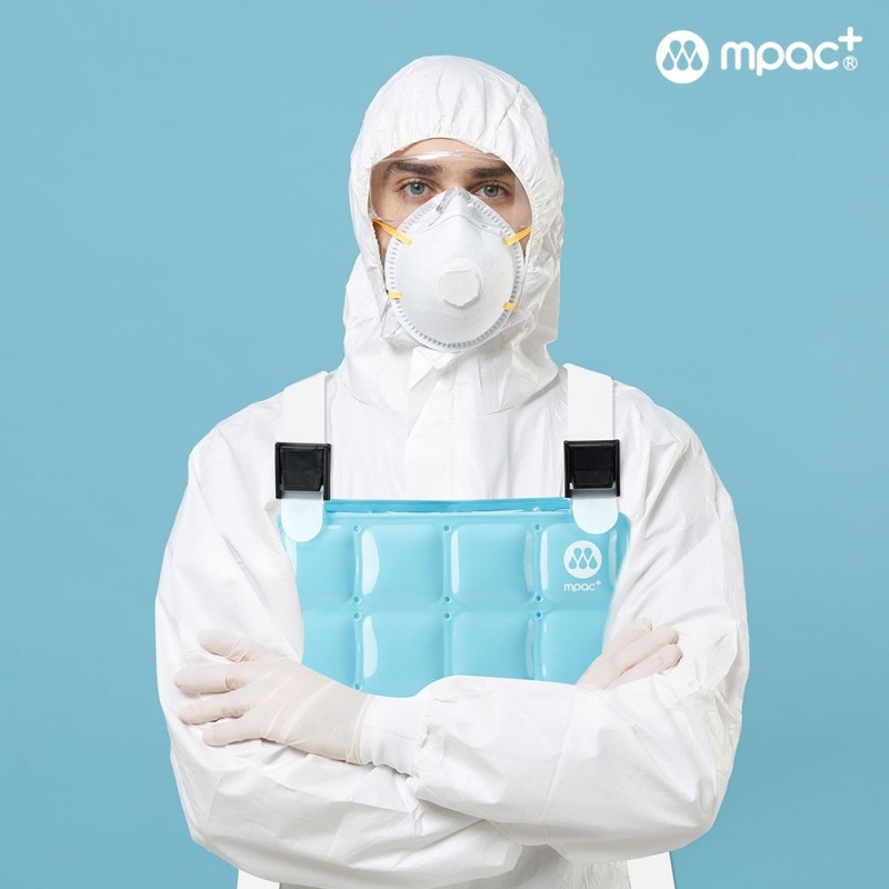 엠팩플러스, 18도·28도에서 냉각되는 냉각조끼 2종 개발