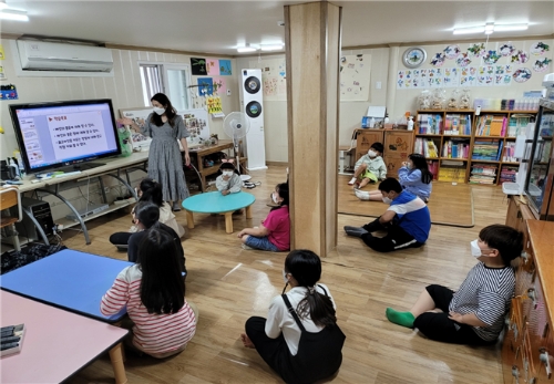 무안군 어린이급식관리지원센터, 비대면 영양교육 실시/사진=무안군