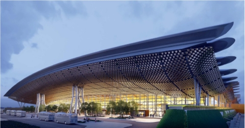 대만 타오위안 공항 제3터미널 조감도/사진=광양제철소