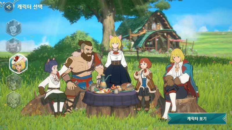 애니메이션에서 뛰쳐나온 듯한 5명의 캐릭터가 등장한다.