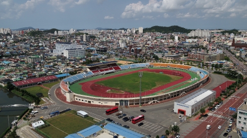 유달경기장 전경/사진=목포시