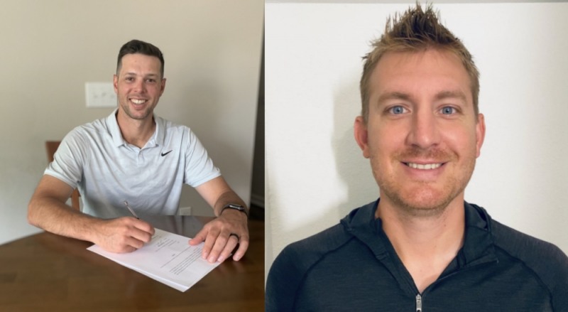 대체 외국인선수인 샘 가빌리오(왼쪽)와 마이크 몽고메리가 잇달아 입국, 2주간의 자가격리에 이어 퓨처스리그에서 실전감각 회복을 한 뒤 7월초 쯤 1군 무대에 모습을 드러낸다.