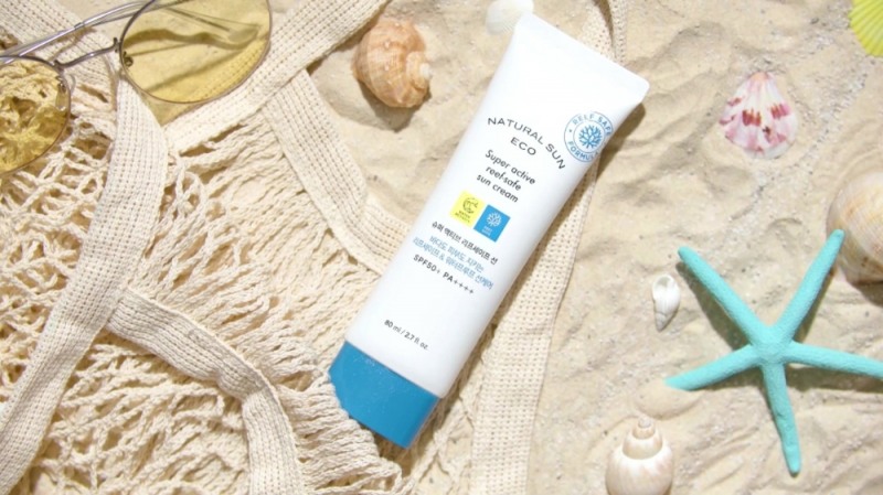 LG생활건강 더페이스샵 내추럴 선 에코 슈퍼 액티브 리프세이프 선