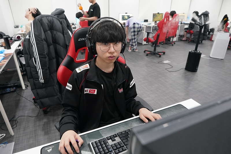 kt 롤스터 탑 라이너 '캐슬' 조현성(사진=한국e스포츠협회 제공).