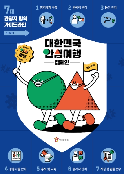 한국관광공사, 17개 광역지자체와 ‘대한민국 안심여행’ 캠페인