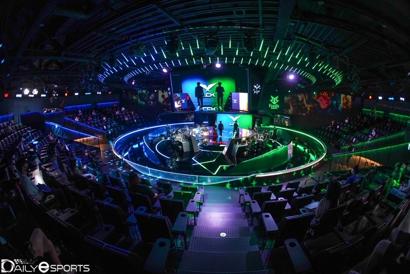 아프리카 프릭스와 프레딧 브리온의 LCK 2021 서머 1라운드 경기 현장.