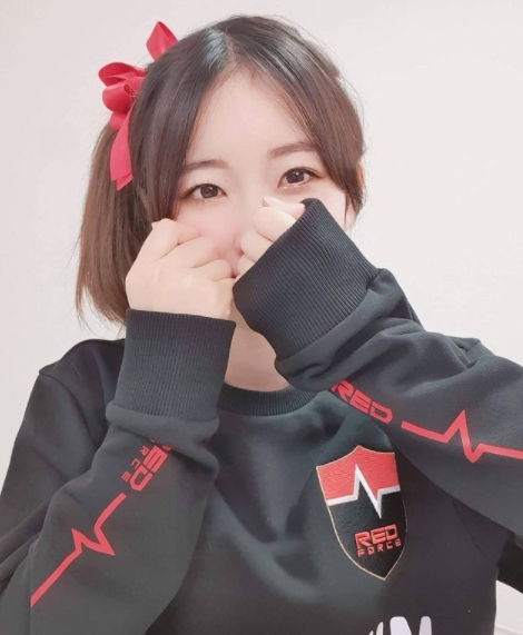 농심 레드포스의 첫 파트너 스트리머 '얏따' 이민영(사진=농심 레드포스 제공).