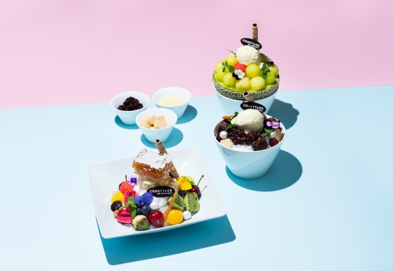 코트야드 남대문, 모모 빙수 3종 출시