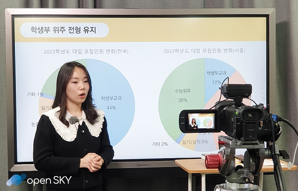오픈스카이, 교육 플랫폼 KB라스쿨에서 ‘2024년 대입 및 고교학점제’ 주제로 강의 진행