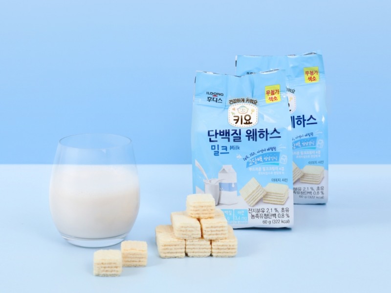 일동후디스, 키요 단백질 웨하스 밀크 출시