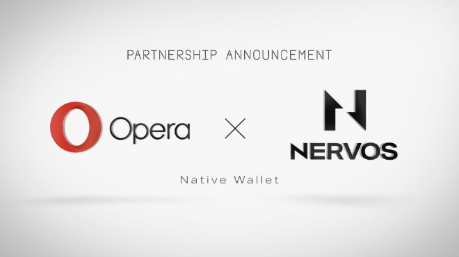 오페라 브라우저, 너보스 블록체인 지원