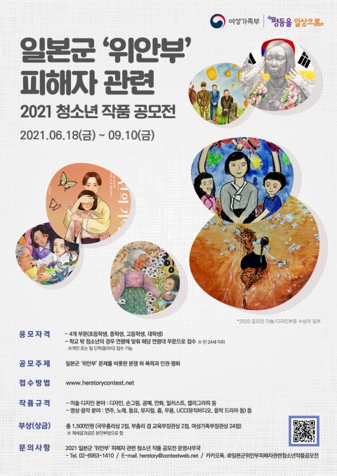 2021 일본군 ‘위안부’ 피해자 관련 청소년 작품 공모전