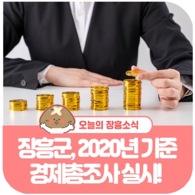 장흥군 2020년기준 경제총조사 실시 홍보 리플릿/사진=장흥군