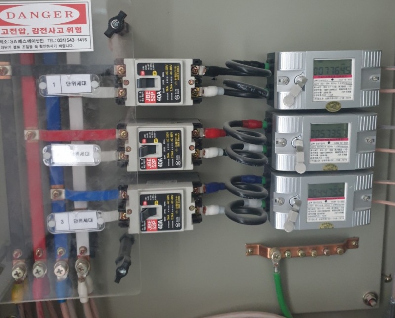 인천의 한 다세대주택 전력량계 모습. (비욘드포스트 DB)