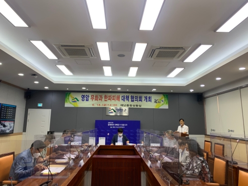 영암군, 무화과 동해피해 대책 협의회/사진=영암군