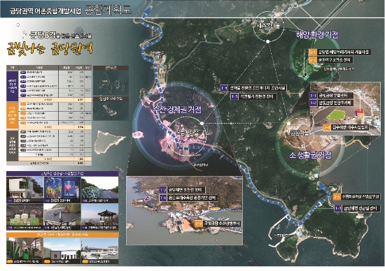 완도군 금당권역 어촌종합개발사업 종합계획도./사진=완도군