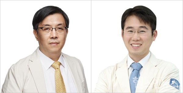 (왼쪽부터)서울성모병원이비인후과김수환,김도현교수