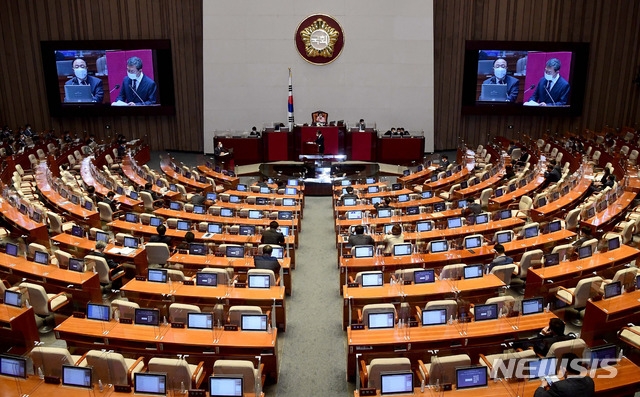 국회 본회의. (공동취재사진)