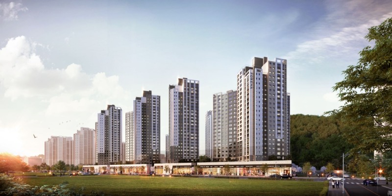 한화건설이 이달 말 분양 예정인 ‘한화 포레나 부산덕천 2차’ 투시도