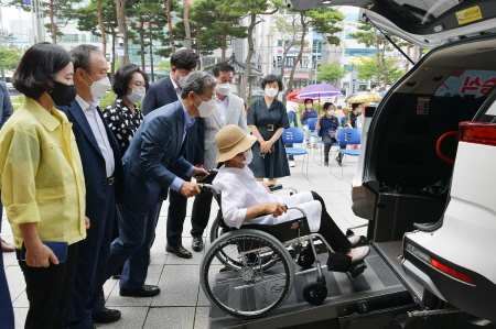 광주 서구, 휠체어 탑승 설비 장착 자동차 공유 사업 '효카' 운영