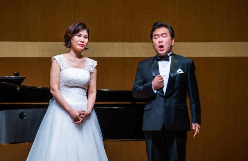 소프라노 정선화와 바리톤 김보람