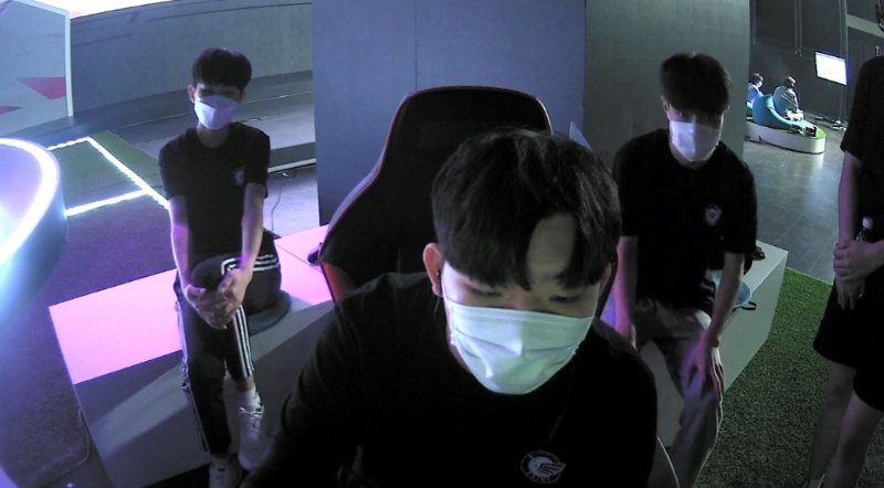 세인트 권창환(사진=EACC 중계 화면 갈무리).