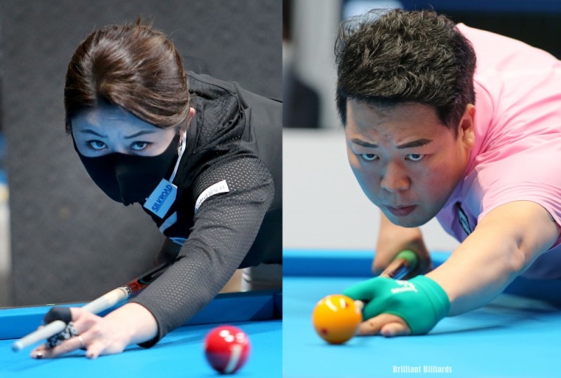 김가영(왼쪽), 강동궁(사진=PBA제공)