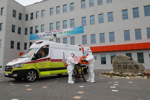 전남소방, 119구급차 113대 전수조사,병원성 세균 미검출/사진=전남소방본부