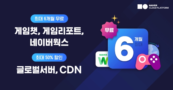 네이버클라우드, 개발·운영 서비스 할인 ‘게임 프로모션’ 진행
