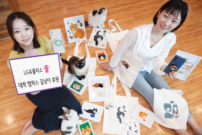 LG 유플러스 부캐 ‘플’, 전국 대학 캠퍼스 길냥이 후원 프로젝트 진행