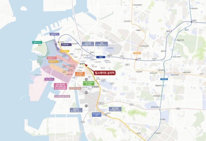 현대건설, 인천 중심 ‘힐스테이트 숭의역’ 8월 분양 예정
