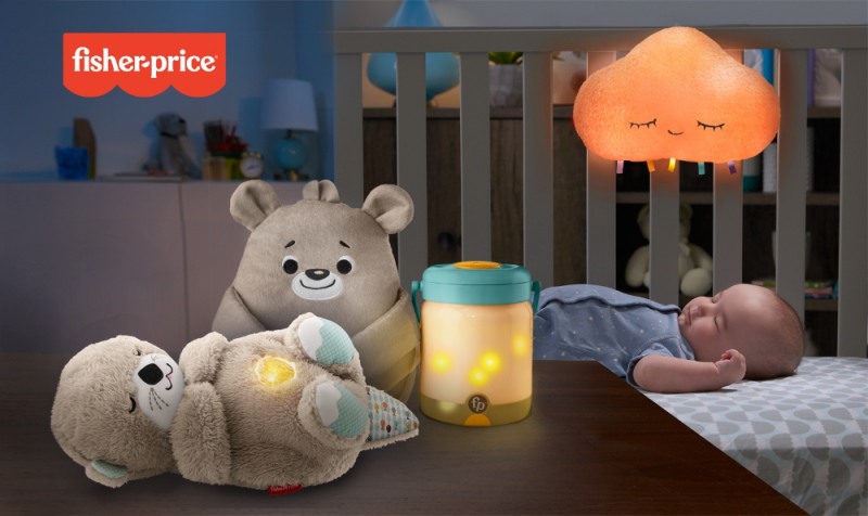 피셔프라이스 수면인형_<릴리프 수달 수면인형>, <애착 곰인형과 소리나는 수면랜턴>, <구름 수면인형>