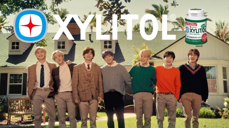롯데 자일리톨, 방탄소년단과 신규 광고 캠페인 전개