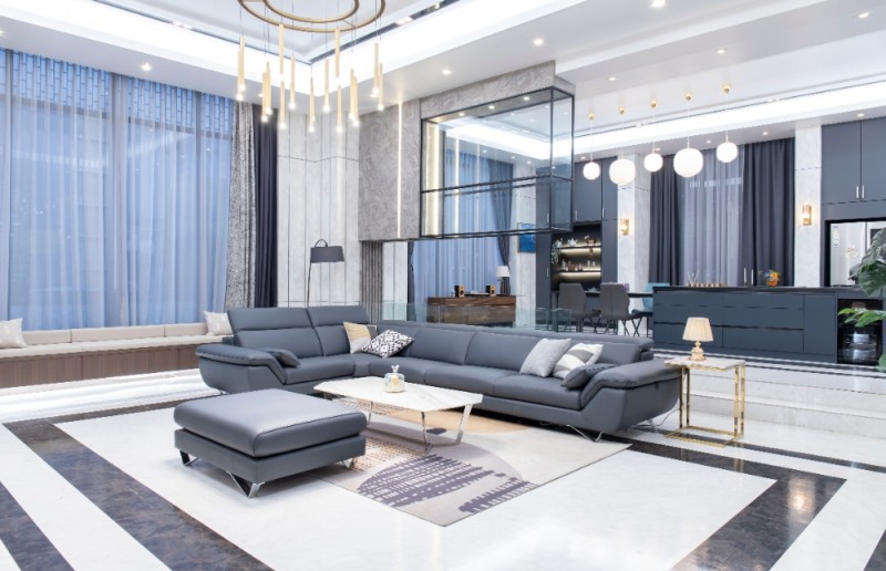 드라마 '월간 집' 유자성(김지석 분) 거실에 협찬 된 루치아노 소파이미지