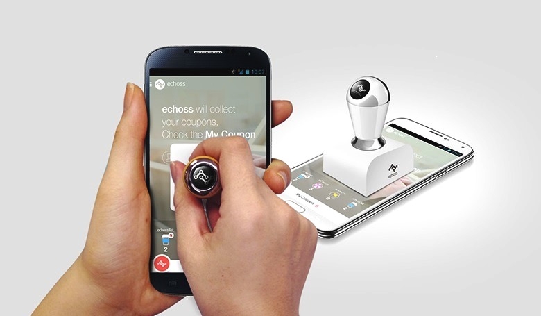 원투씨엠의 스마트 스탬프인 에코스 스탬프(echoss Stamp)_원투씨엠 제공