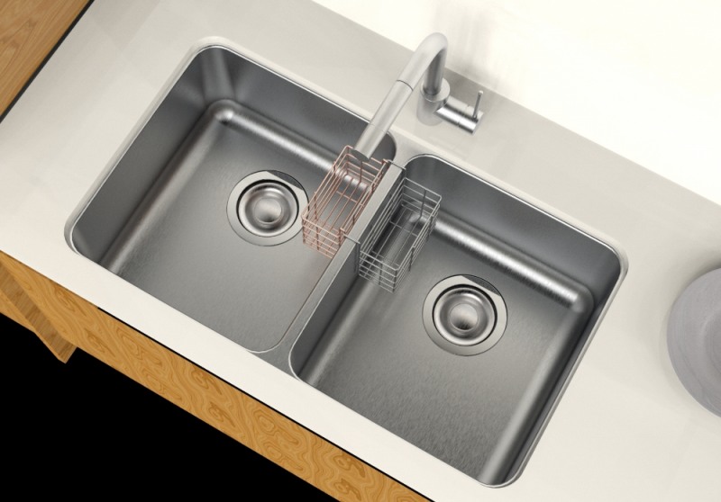 백조씽크 더블씽크볼 BD832