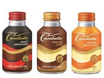 롯데칠성음료 프리미엄 RTD 커피 ‘칸타타’ NB(New Bottle) 캔