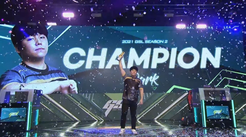 '다크' 박령우(사진=GSL 중계 화면 캡처).