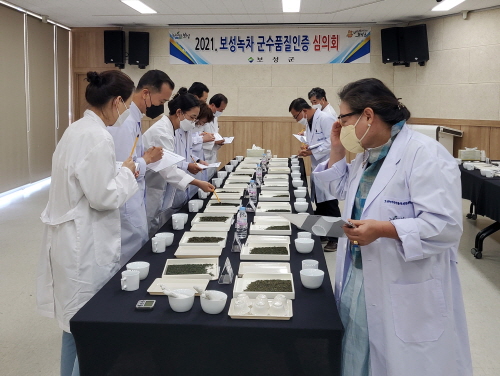 보성녹차 군수품질인증 심의회/사진=보성군