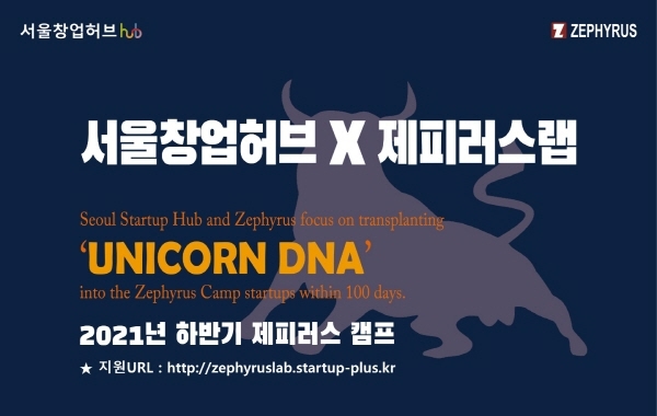 2021년 하반기 제피러스 캠프 참여기업 오는 15일까지 모집