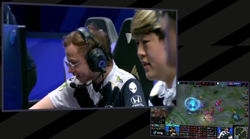 마지막 4세트를 승리한 팀 리퀴드(사진=중계 화면 캡처).