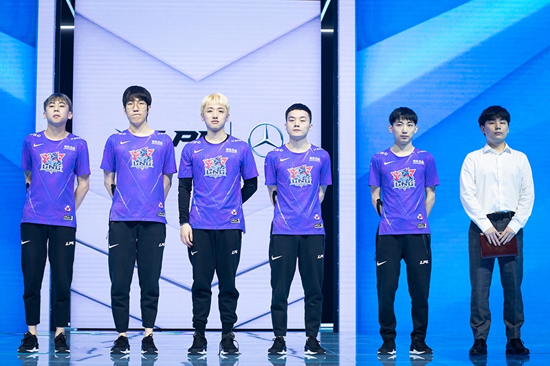 승리한 LNG(Photo=LPL 官方)