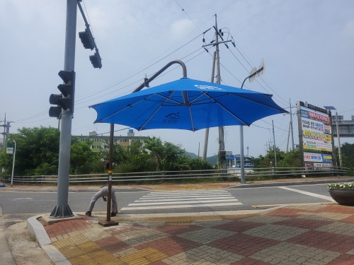 영암군 폭염 대비 그늘막 설치/사진=영암군