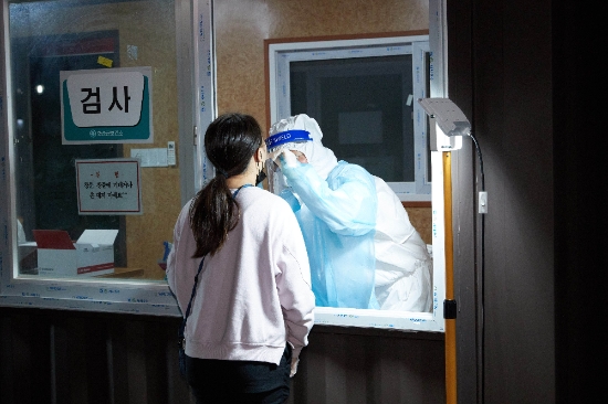 화순군 보건소 선별진료소./사진=화순군