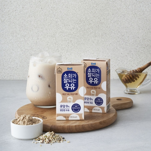 매일유업, 신제품 ‘소화가 잘되는 우유 국산5곡 미숫가루’ 출시