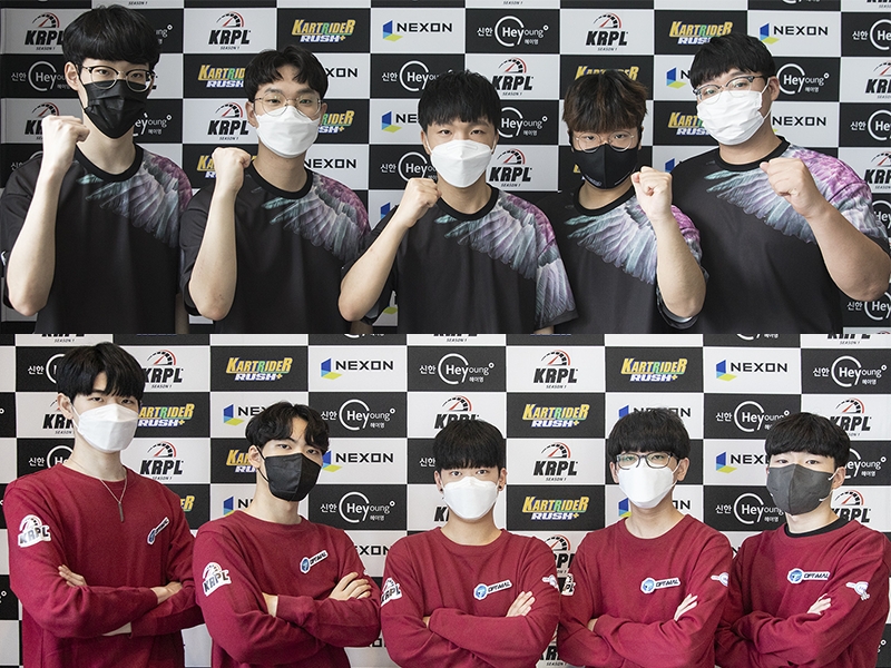 NTC 크리에이터스(위)와 옵티멀(사진=넥슨 제공).