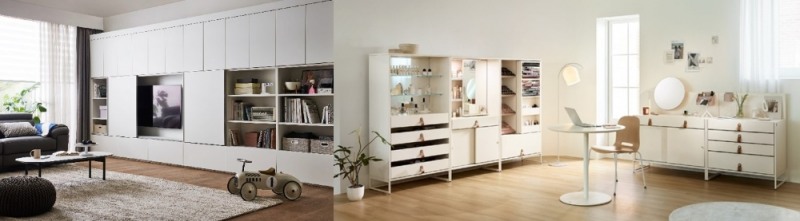 한샘 모듈형 가구(좌) 일룸 뷰스크