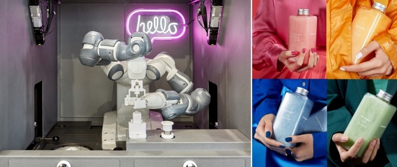 아모레퍼시픽 베이스 피커(좌) 맞춤형 샴푸 밍글